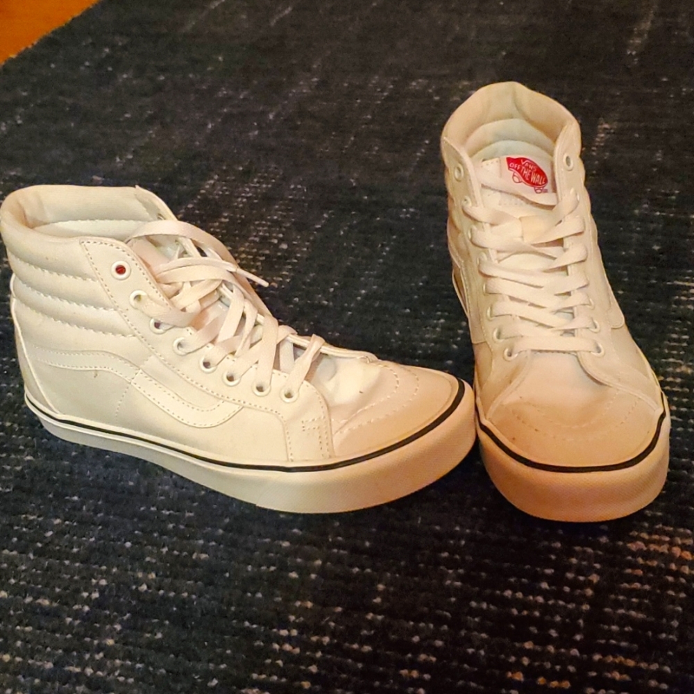 White High top VANS mint